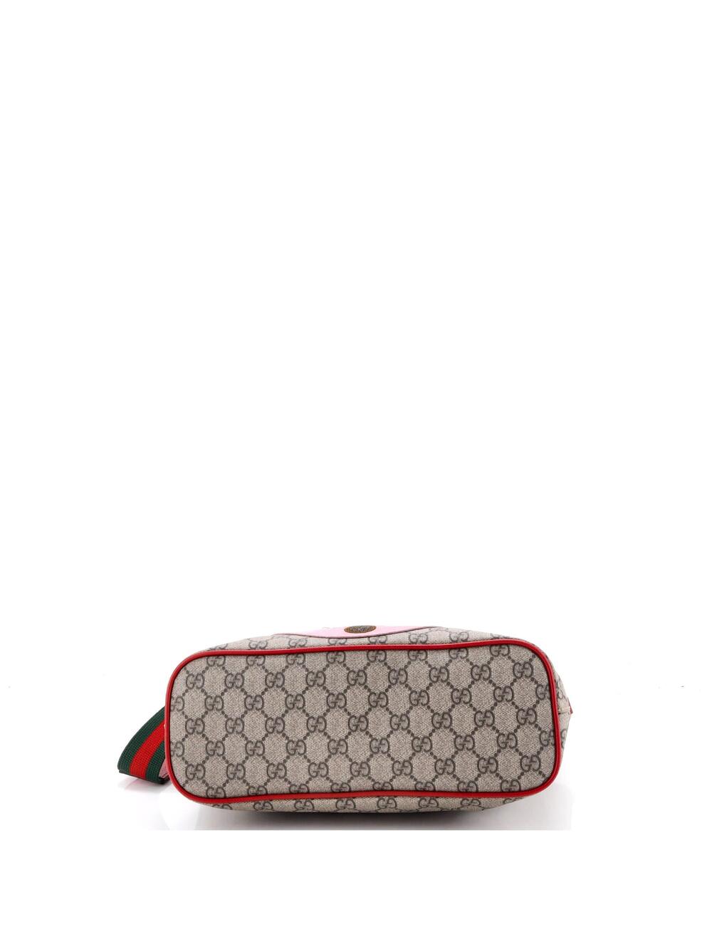 Gucci Convertible Soft Tote Gg Coated #258444G88B - Picture 4 of 6
